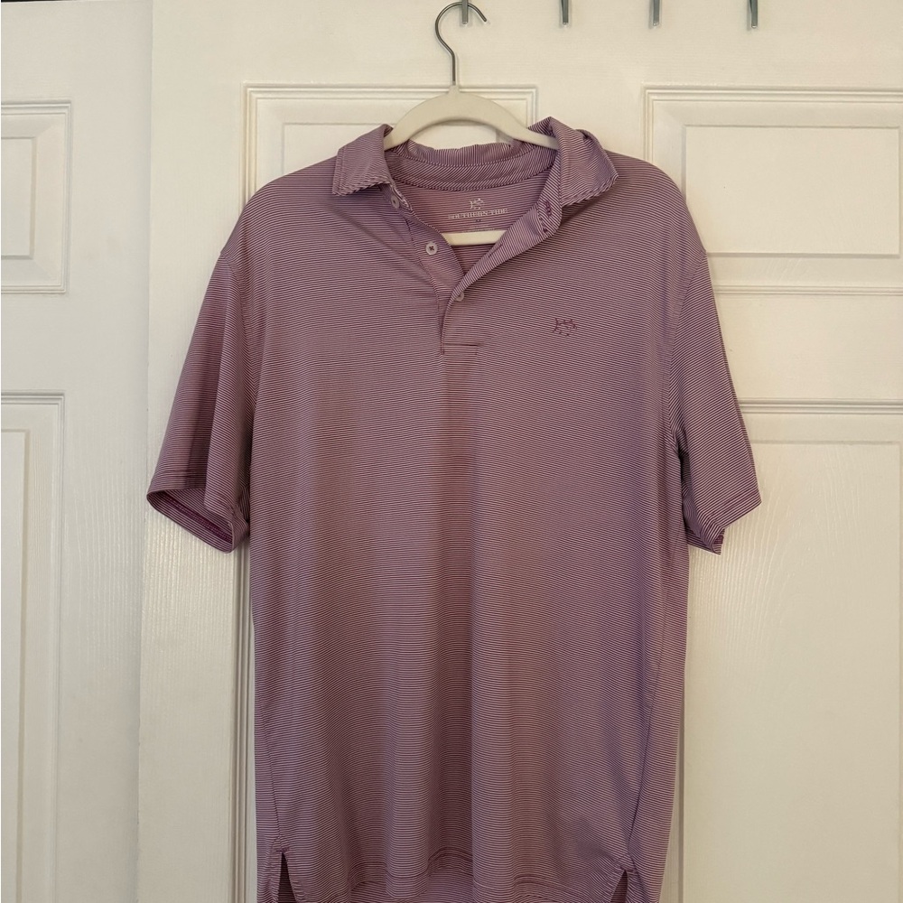 Men's Southern Tide Purple Polo Shirt
